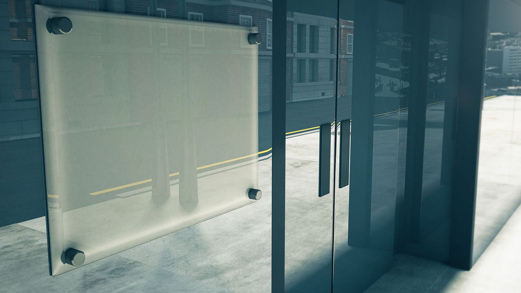 Commercial sign hardware installation