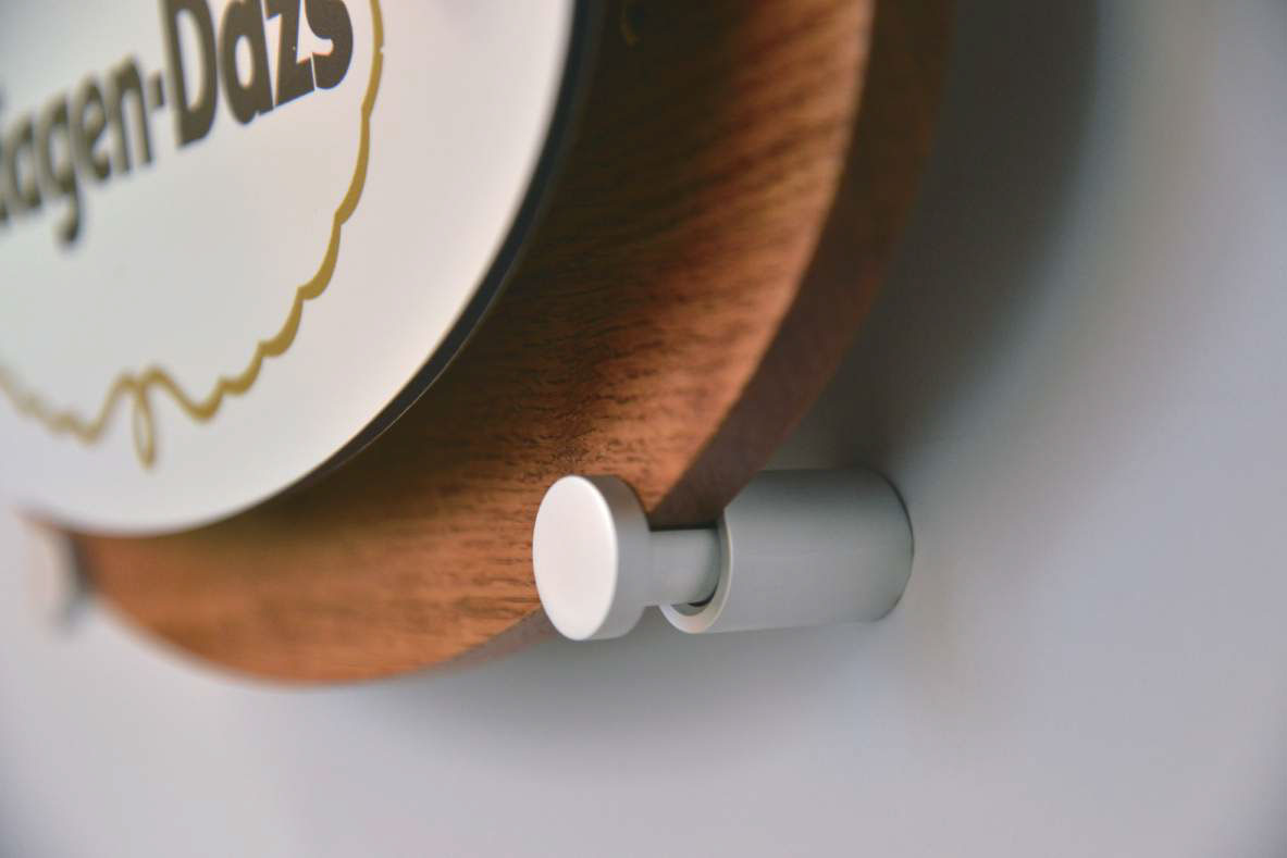 Retail Display Hardware — Sign Standoffs & Cable Systems for Retail Fixtures — UNIFITTING sign hardware