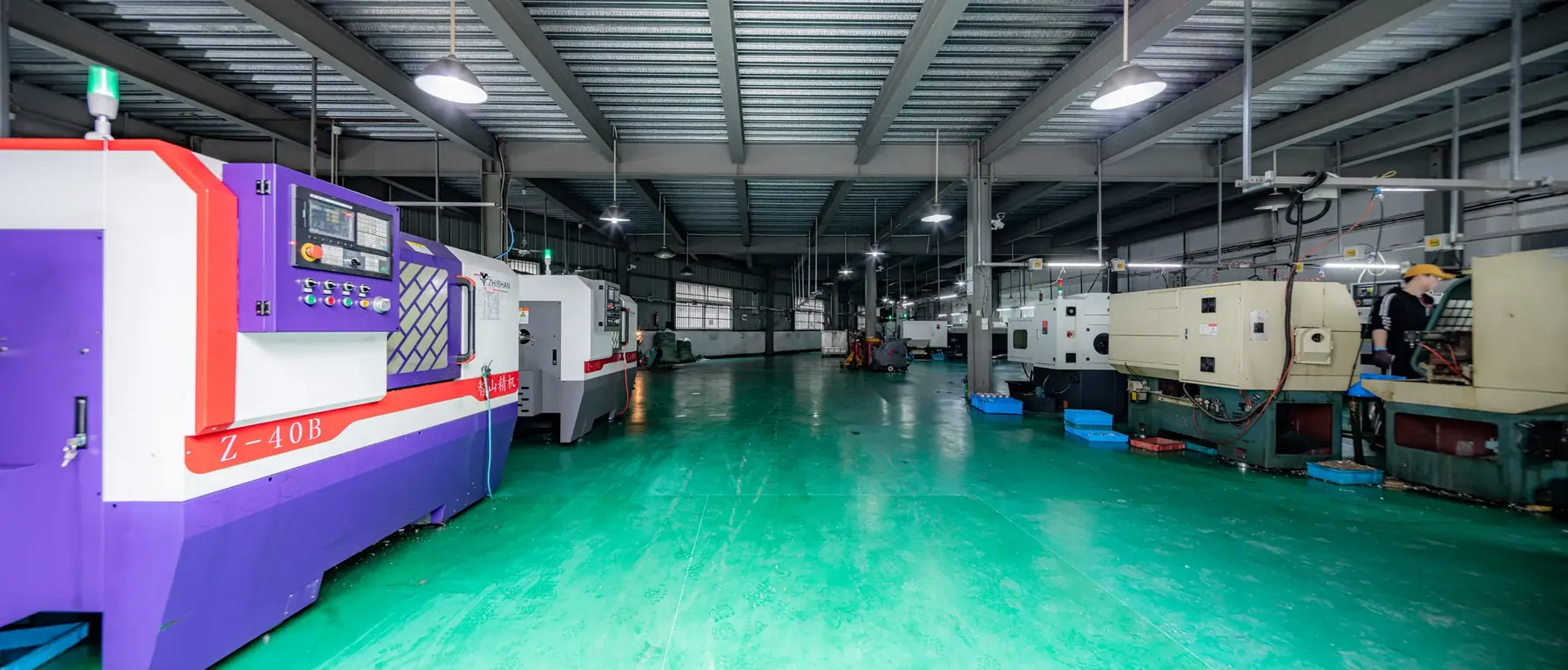 UNIFITTING CNC production floor — Ningbo, China