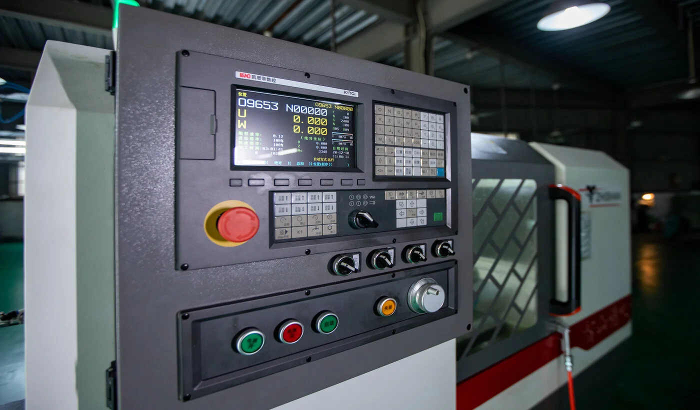 CNC manufacturing control panel