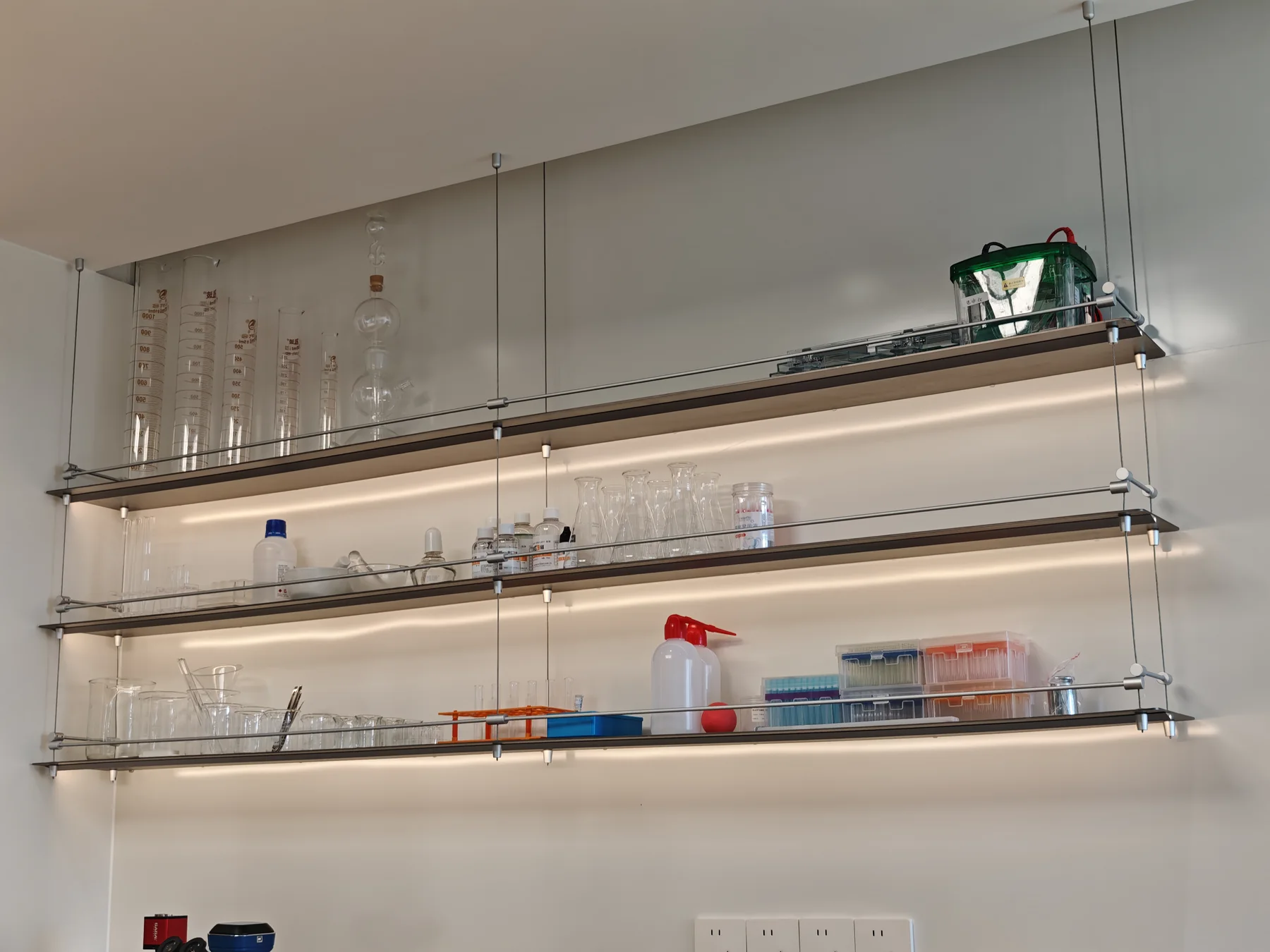 Cable shelf system installed in Chengdu China
